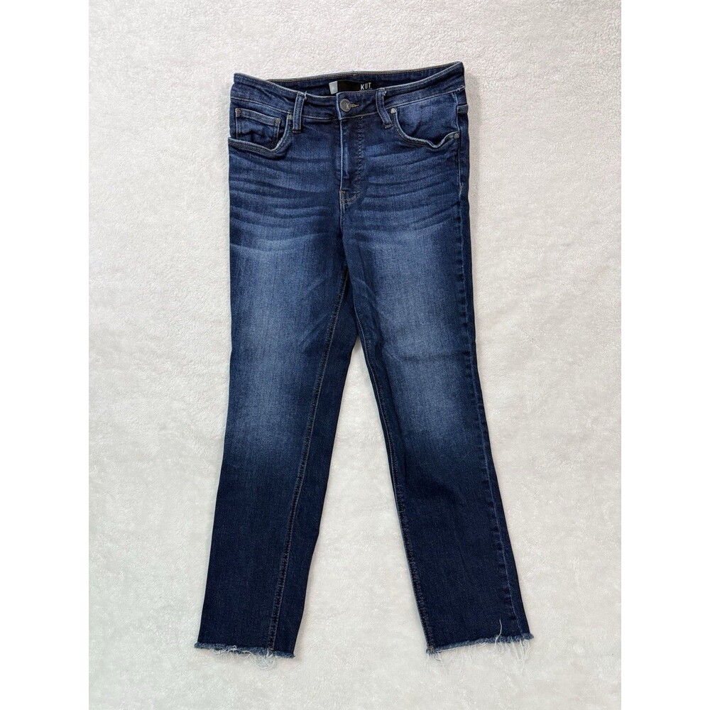 Kut From The Kloth Jeans Size 6 L Rachael Fab Ab Mom Raw Hem High Rise